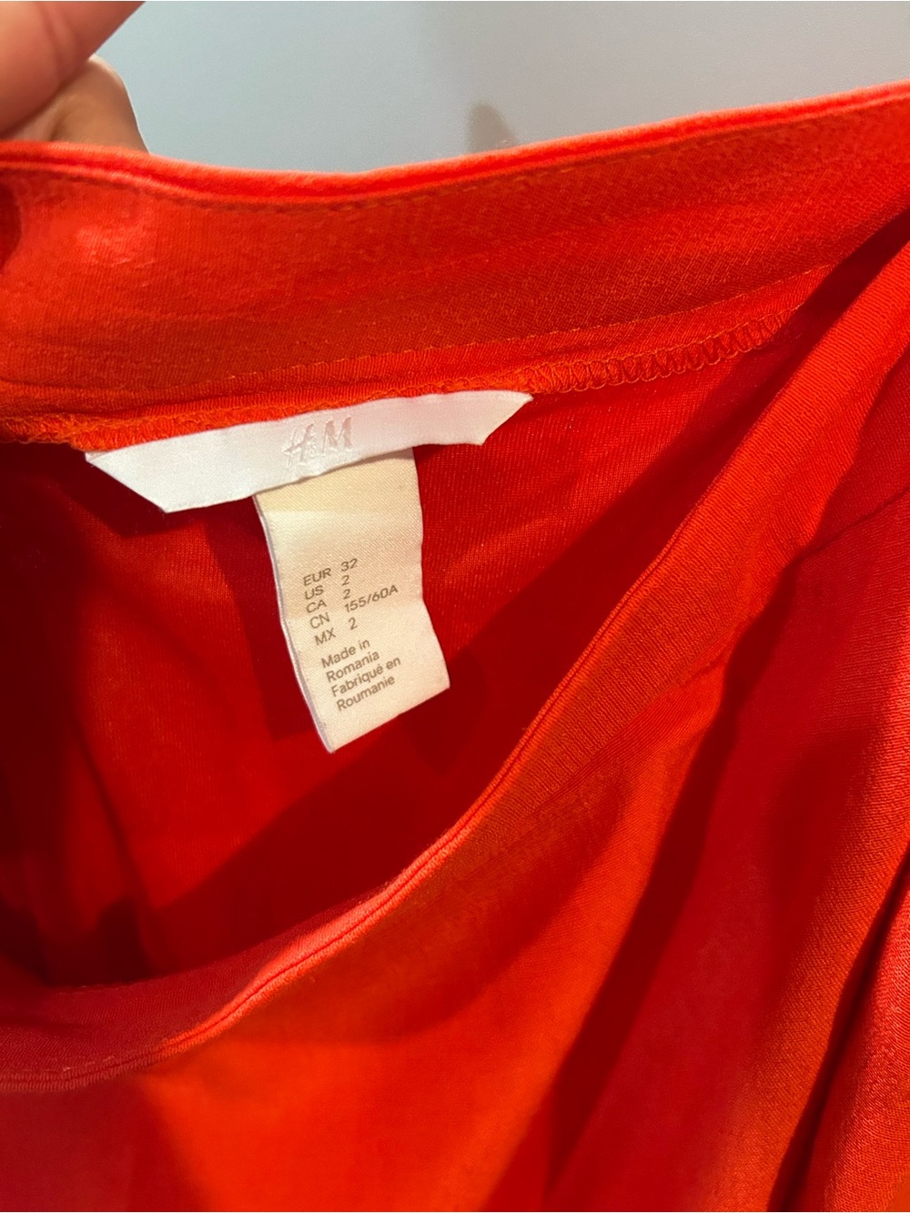H&M Red High-Low Ruffle Skirt - Picture 3 of 3